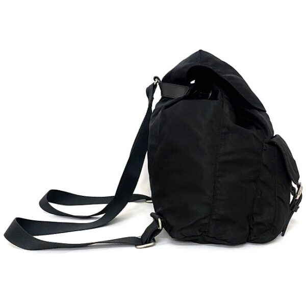 ec16759 2 Prada Backpack Nylon Leather Black