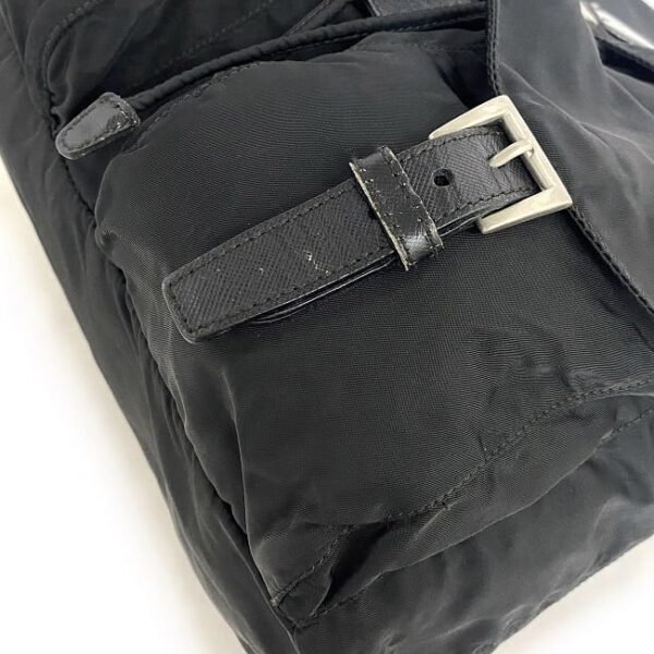 ec16759 7 Prada Backpack Nylon Leather Black