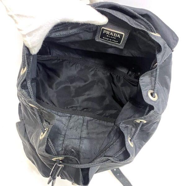 ec16759 9 Prada Backpack Nylon Leather Black