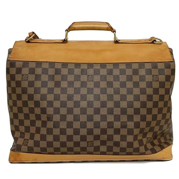 ec17009 2 Louis Vuitton 2way Bag Damier Canvas Brown Beige