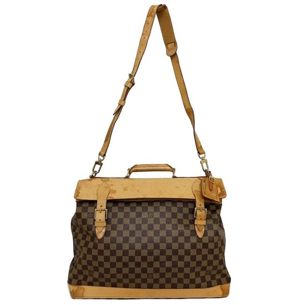 ec17009 4 Louis Vuitton 2way Bag Damier Canvas Brown Beige