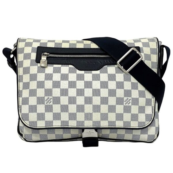 ec17221 1 Louis Vuitton Matchpoint Messenger Damier Azur White