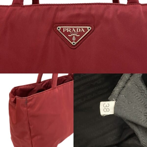 ec17329 10 Prada Tote Bag Nylon Red