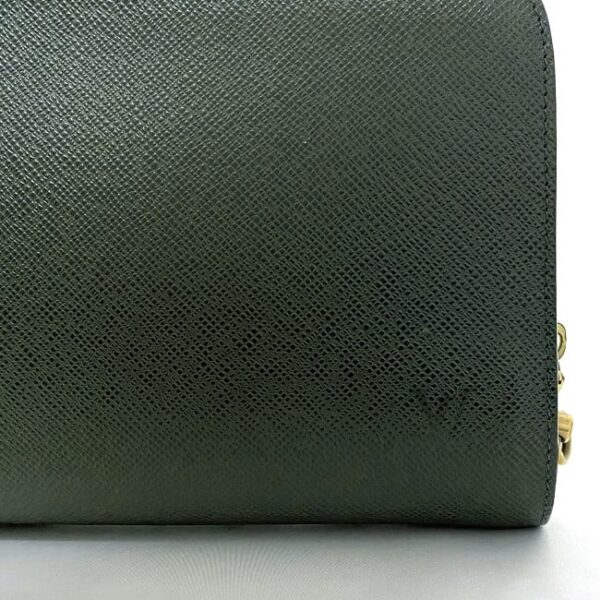 ec17400 3 Louis Vuitton Bag Taiga Leather Green