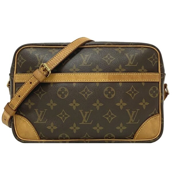 ec17667 1 Louis Vuitton Shoulder Bag Monogram Canvas Brown Beige