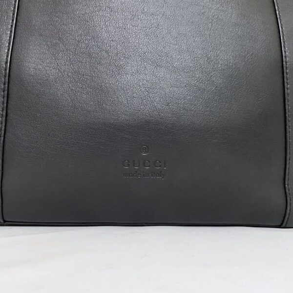 ec17708 7 Gucci Drawstring Handbag Leather Black