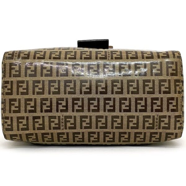 ec17879 4 Fendi Handbag Vinyl Leather Beige