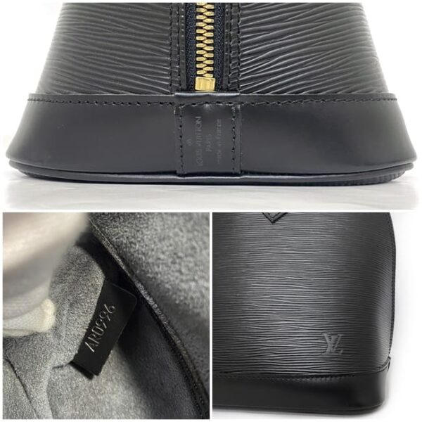 ec18135 10 Louis Vuitton Handbag Alma Epi Leather Black