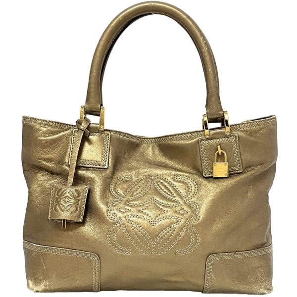 ec18162 1 Loewe Anagram Handbag Leather