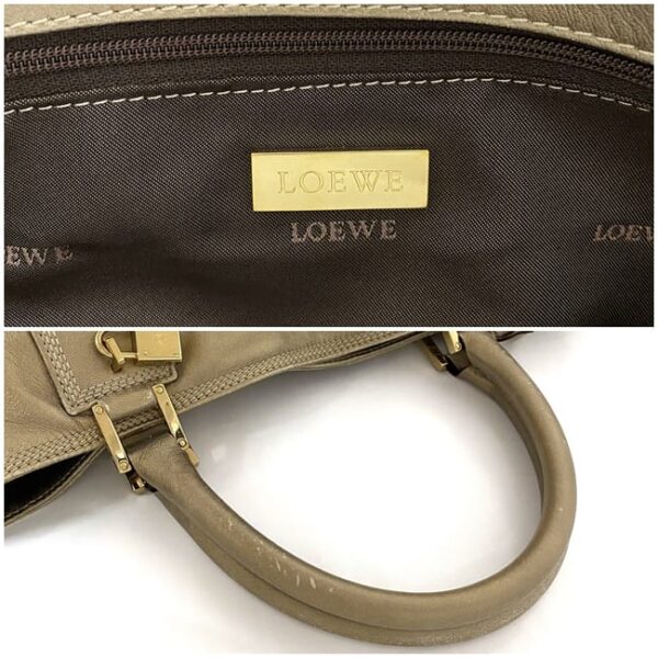 ec18162 9 Loewe Anagram Handbag Leather