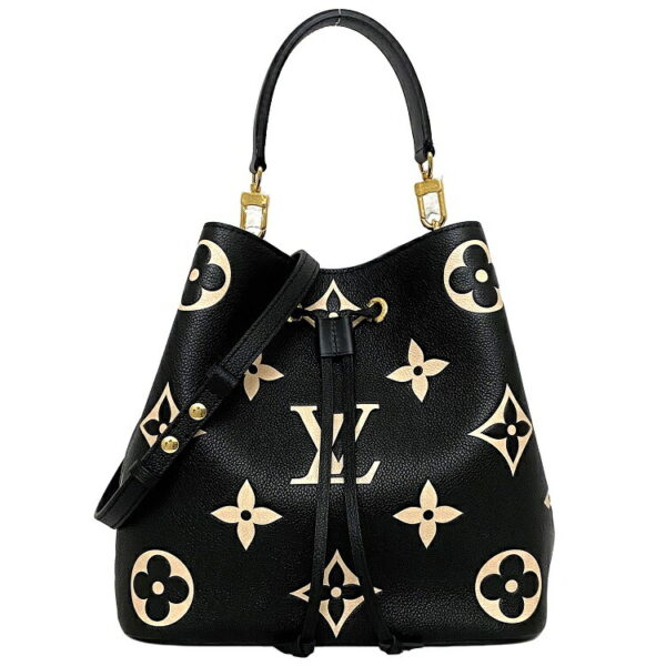 f 18396 1 Louis Vuitton Neonoe 2way Bag Leather Black