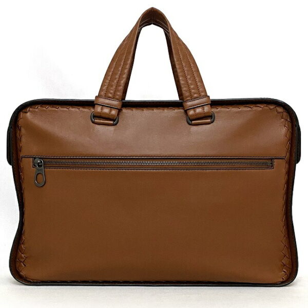 f 18695 4 Bottega Veneta Briefcase Leather Brown