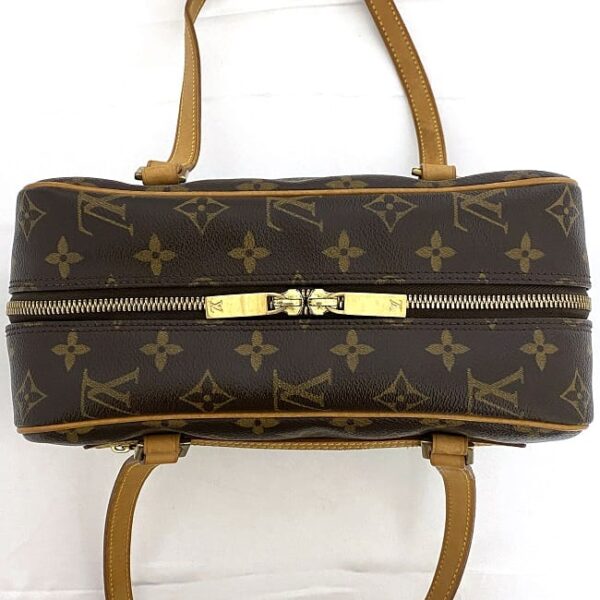 f 19201 4 Louis Vuitton Cite Handbag Monogram Canvas Brown