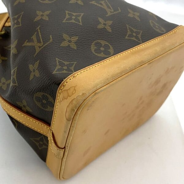 f 19277 8 Louis Vuitton Mini Noe Drawstring Bag Monogram Canvas Brown Beige