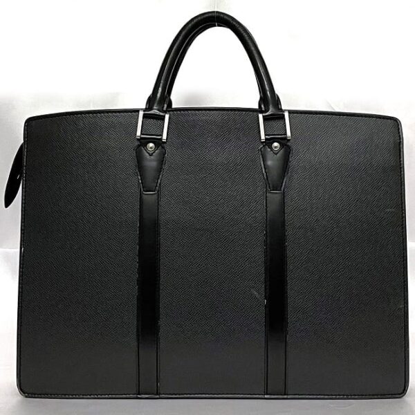 f 19340 3 Louis Vuitton Porte de Cuman Business Bag Taiga Leather Black