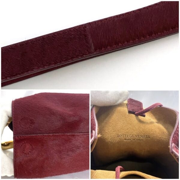 f 19403 10 Bottega Veneta Drop Shoulder Bag Suede Leather Bordeaux