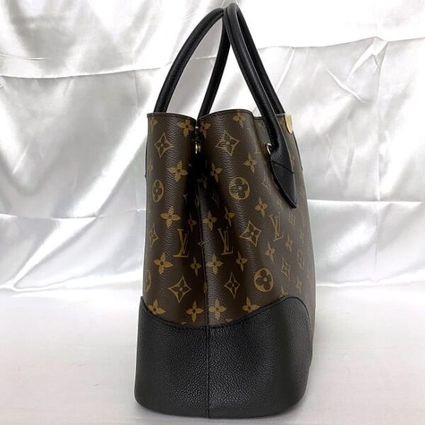 f 19470 2 Louis Vuitton Flandrine Tote Bag Monogram Canvas Brown Black