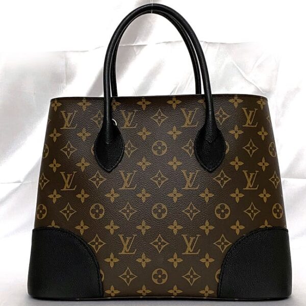 f 19470 3 Louis Vuitton Flandrine Tote Bag Monogram Canvas Brown Black