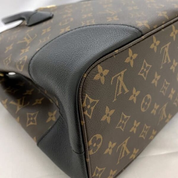 f 19470 6 Louis Vuitton Flandrine Tote Bag Monogram Canvas Brown Black