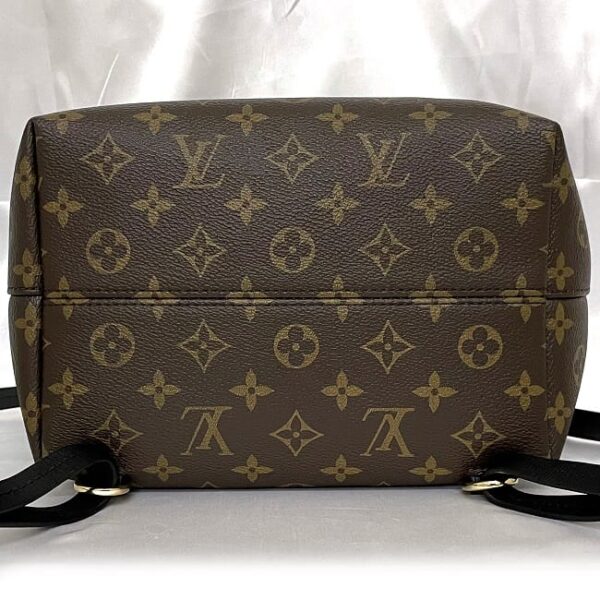 f 19538 4 Louis Vuitton Montsouris Backpack Monogram Canvas Brown Black