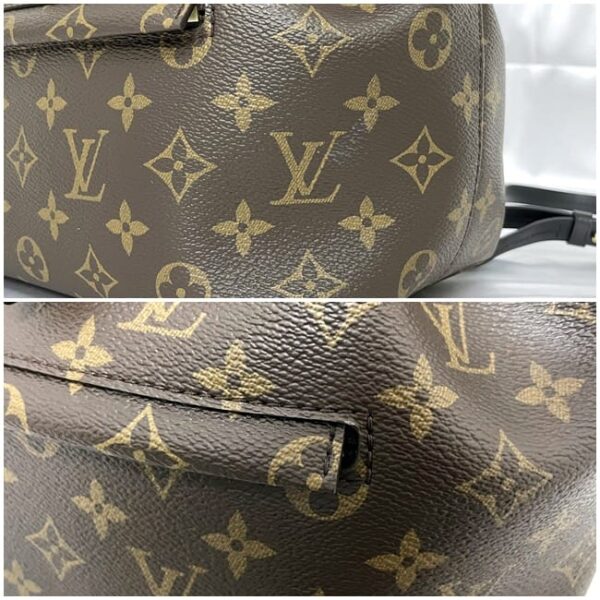 f 19538 7 Louis Vuitton Montsouris Backpack Monogram Canvas Brown Black