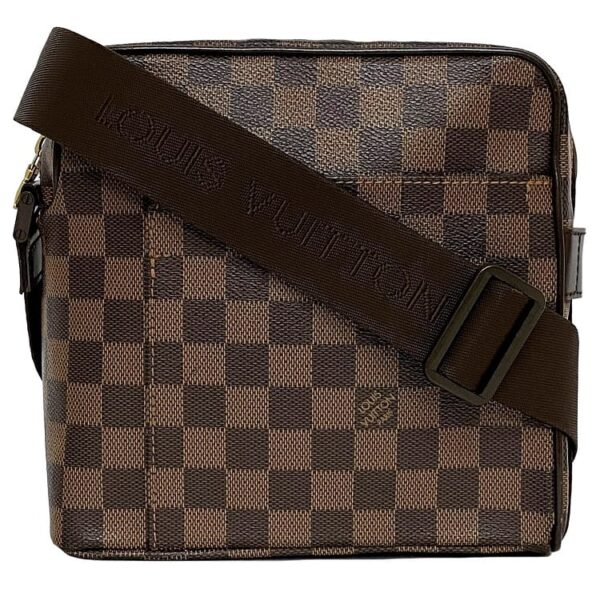 f 19579 1 Louis Vuitton Olaf Shoulder Bag Damier Canvas Brown