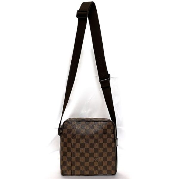 f 19579 2 Louis Vuitton Olaf Shoulder Bag Damier Canvas Brown