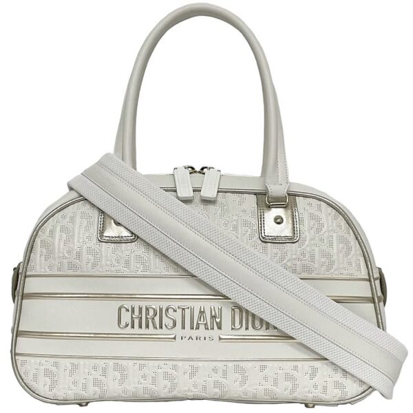 f 19882 1 Christian Dior Vibe 2way Bag Leather White