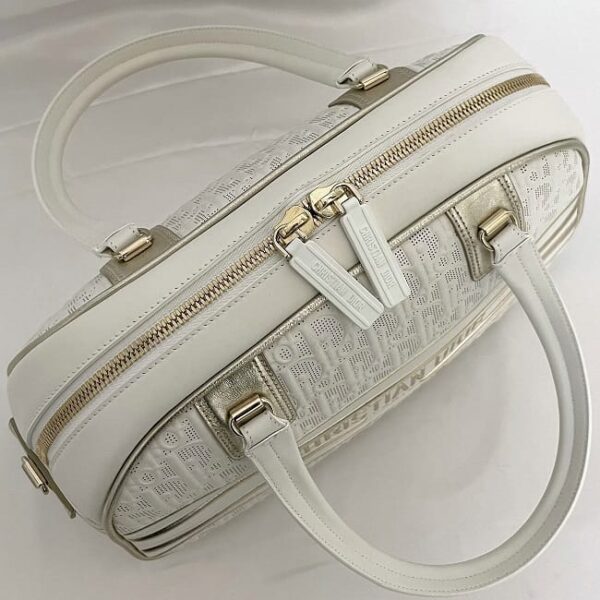 f 19882 6 Christian Dior Vibe 2way Bag Leather White