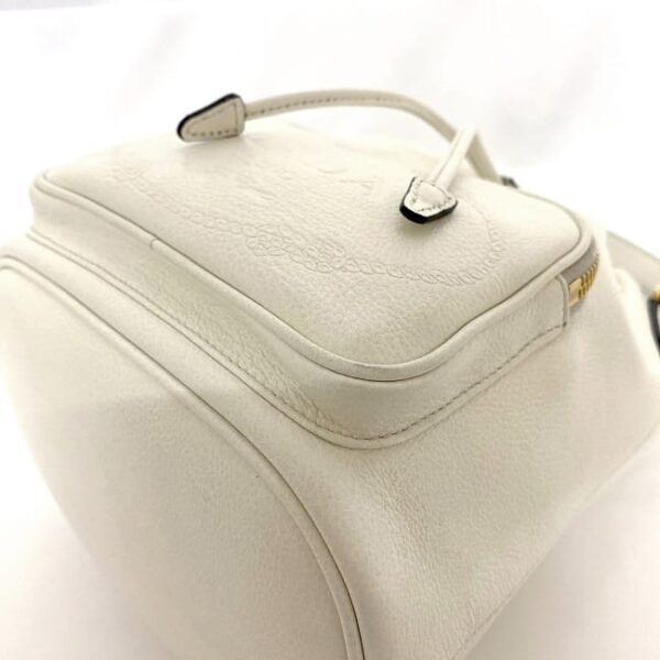 f 20366 6 Prada Drawstring 2way Bag Leather White