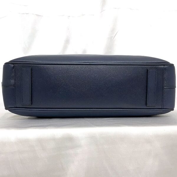 f 20498 4 Prada Business Bag Saffiano Leather Navy