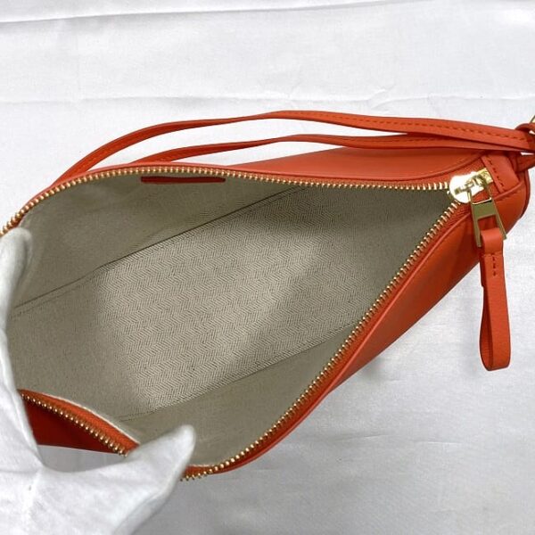 f 20569 7 Loewe 2Way Bag Leather Orange