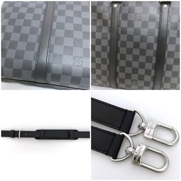 f 20830 8 Louis Vuitton PDV PM Briefcase Damier Canvas Black Gray