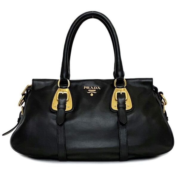 f 20891 1 Prada Tote Bag Leather Black