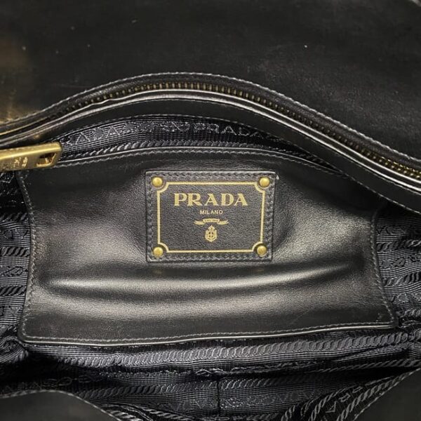 f 20891 5 Prada Tote Bag Leather Black