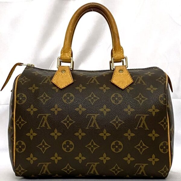 f 20963 2 Louis Vuitton Speedy 25 Mini Bag Monogram Canvas Brown