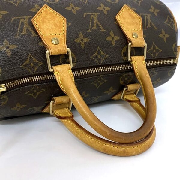 f 20963 7 Louis Vuitton Speedy 25 Mini Bag Monogram Canvas Brown