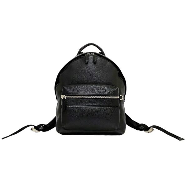 f 20977 1 Salvatore Ferragamo Backpack Leather Black