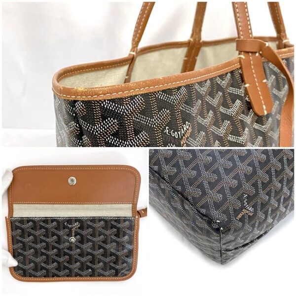 f 20987 9 Goyard Tote Bag Saint Louis GM Canvas Brown