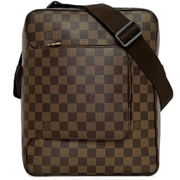 f 21023 1 Louis Vuitton Olaf MM Shoulder Bag Damier Canvas Brown