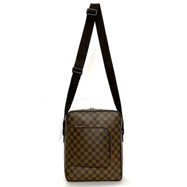 f 21023 4 Louis Vuitton Olaf MM Shoulder Bag Damier Canvas Brown