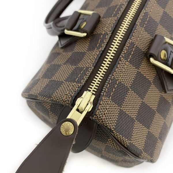 f 21119 9 Louis Vuitton Speedy 25 Mini Bag Damier Canvas Brown