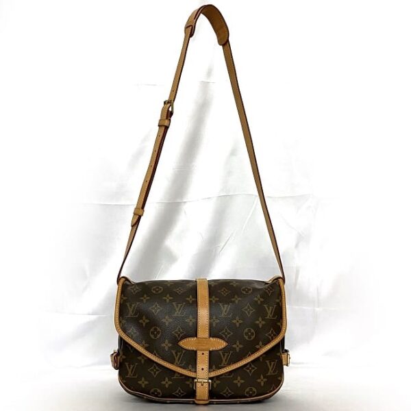 f 21272 2 Louis Vuitton Saumur 30 Shoulder Bag Monogram Canvas Brown Beige