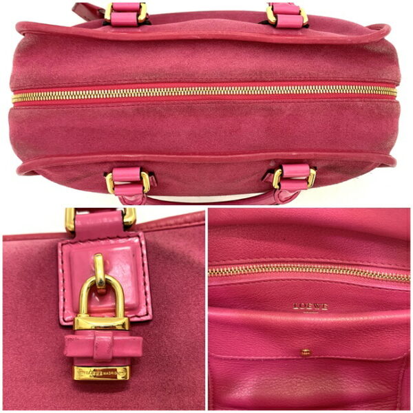 f11250 7 Loewe Handbag Leather Pink