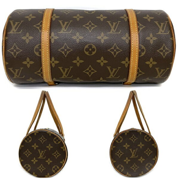 f13008 2 Louis Vuitton Papillon 26 Mini Bag Monogram Canvas Brown