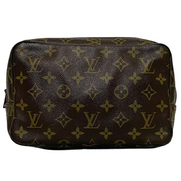 f13976 1 Louis Vuitton True Toilet Pouch Monogram Canvas Brown