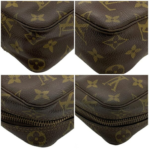 f13976 5 Louis Vuitton True Toilet Pouch Monogram Canvas Brown