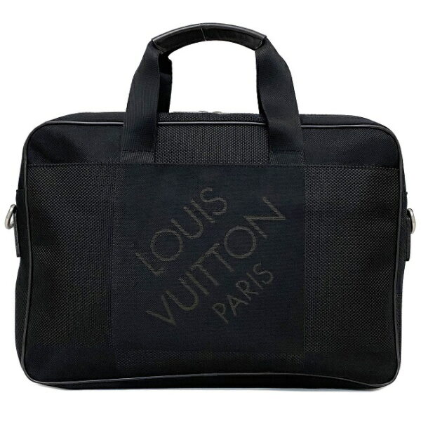 f14020 4 Louis Vuitton Briefcase Damier Canvas Black