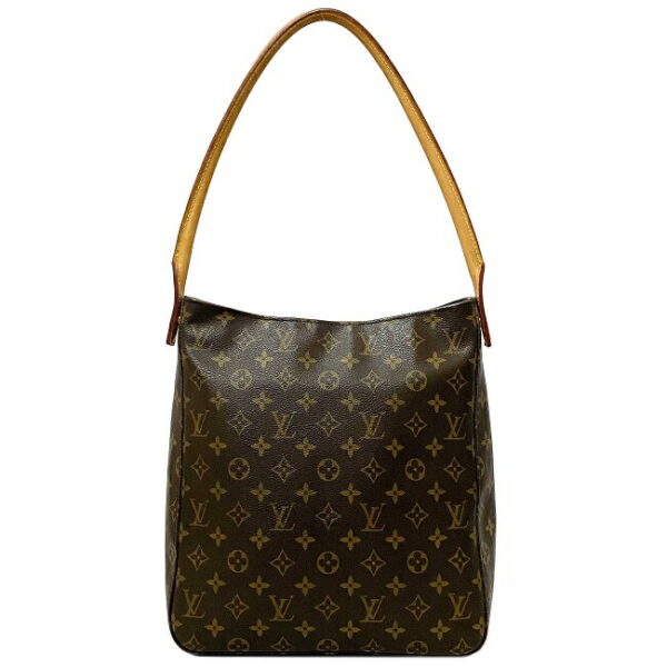 f14373 3 Louis Vuitton Looping Shoulder Bag Monogram Canvas Brown