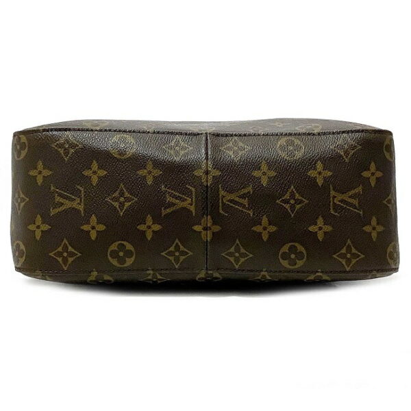 f14373 4 Louis Vuitton Looping Shoulder Bag Monogram Canvas Brown